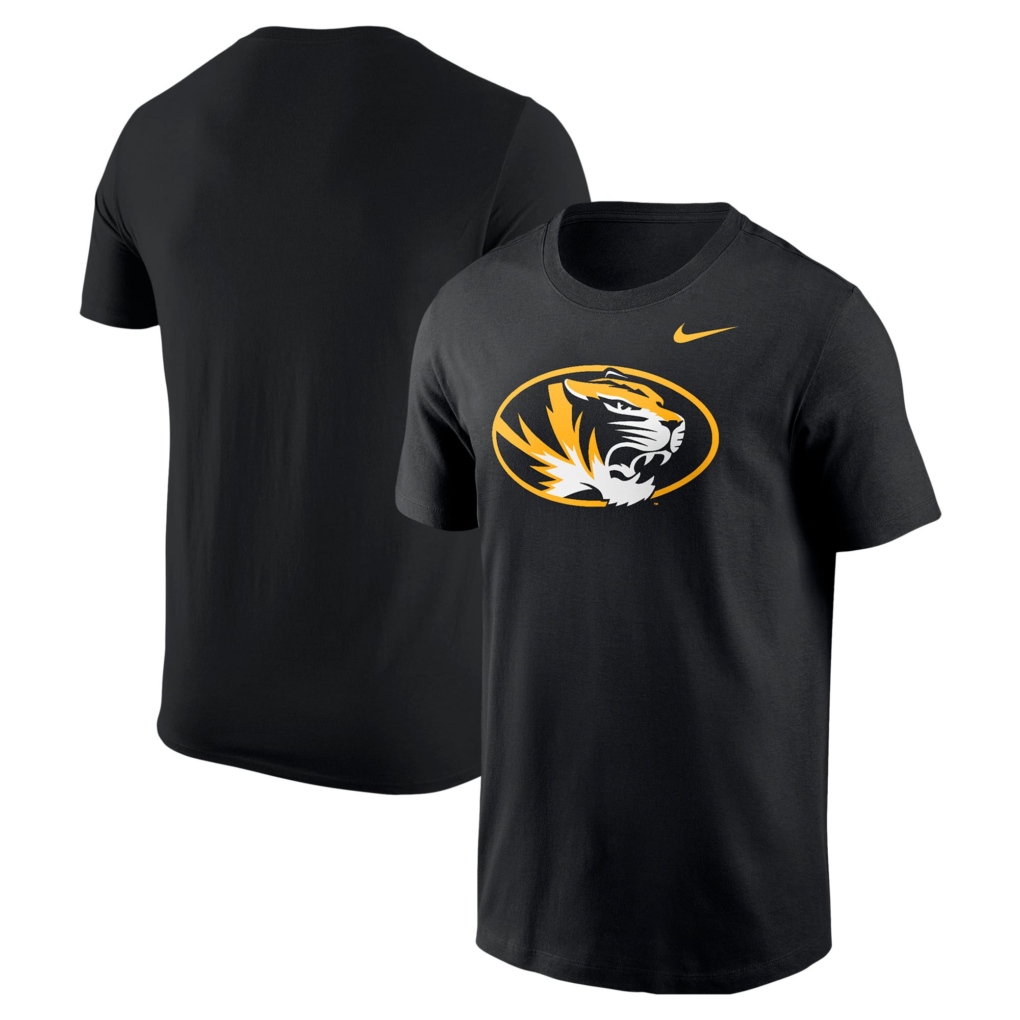 Men's Nike Black Missouri Tigers Logo T-Shirt