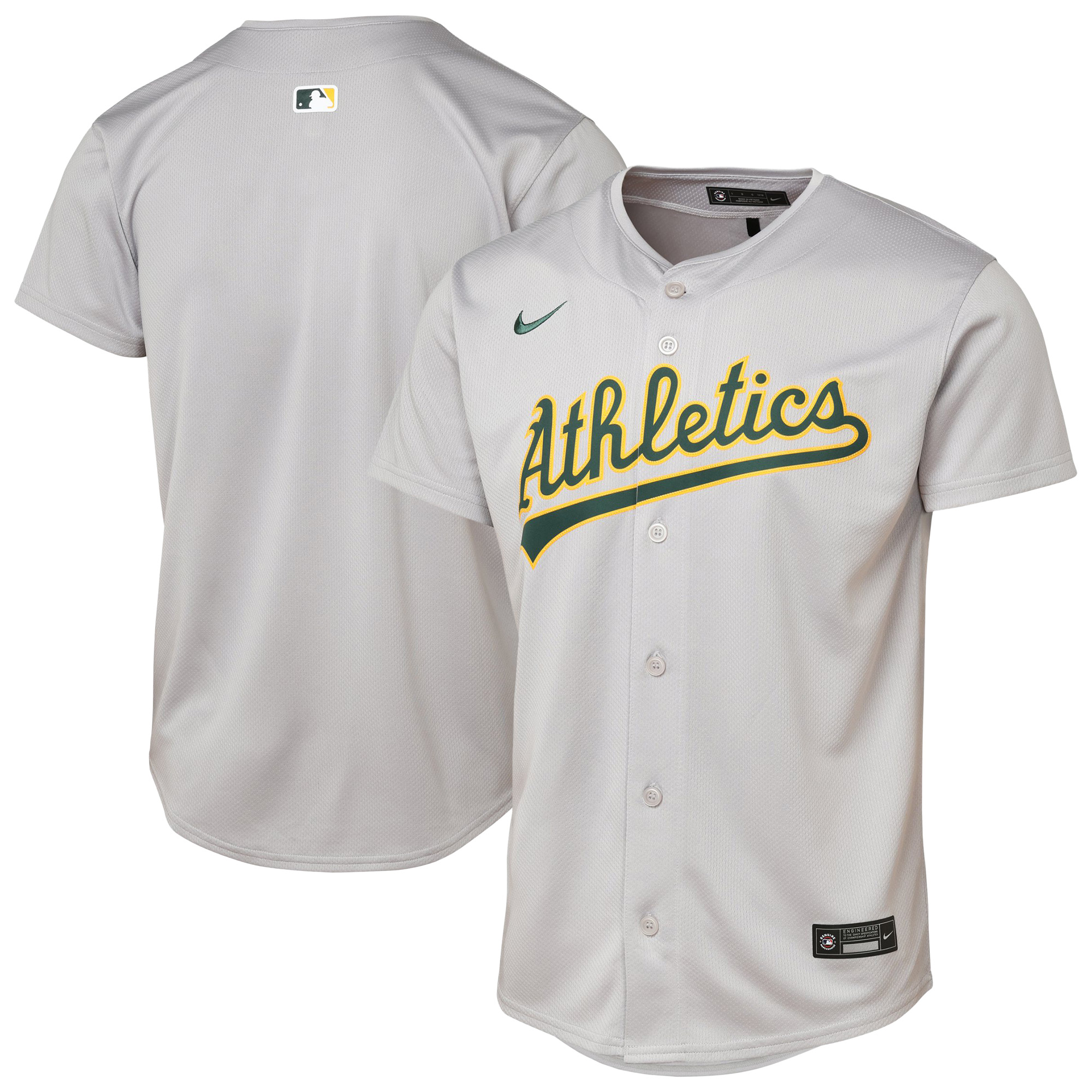 Youth Gray Athletics Road Limited Jersey