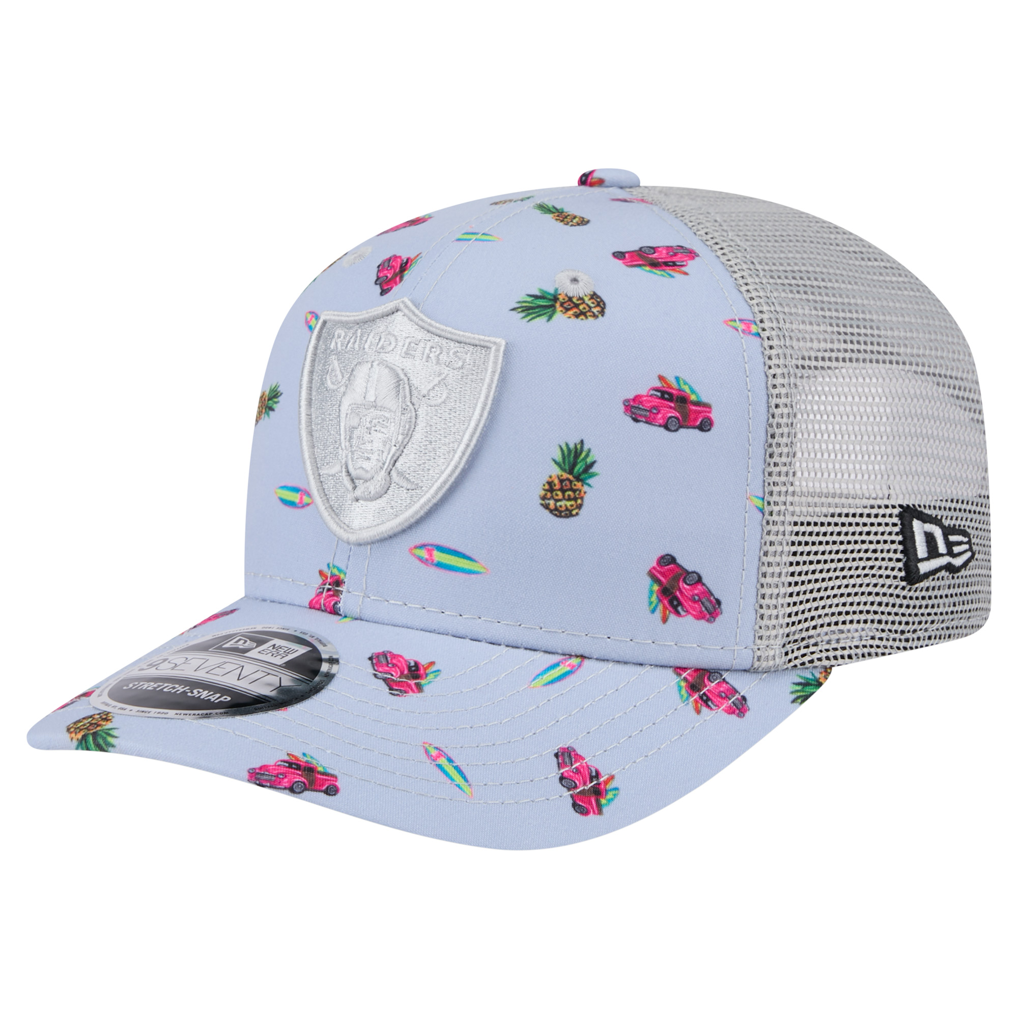 Men’s New Era Light Blue Las Vegas Raiders Adventure Surfboard 9SEVENTY Adjustable Hat Men’s New Era Light Blue Las Vegas Raiders Adventure Surfboard 9SEVENTY Adjustable Hat