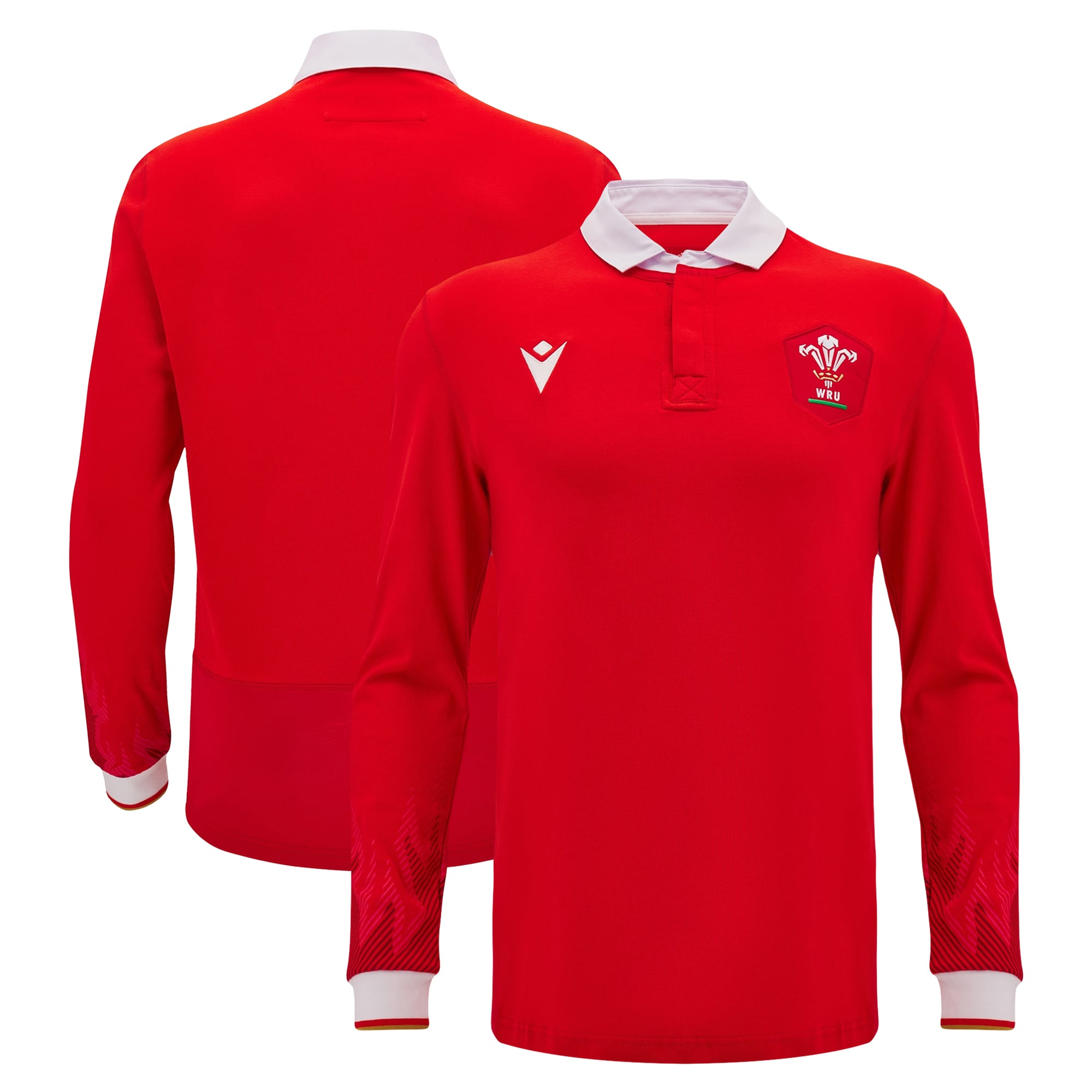 Maglia Galles Rugby Home Classic a maniche lunghe - 2024/25