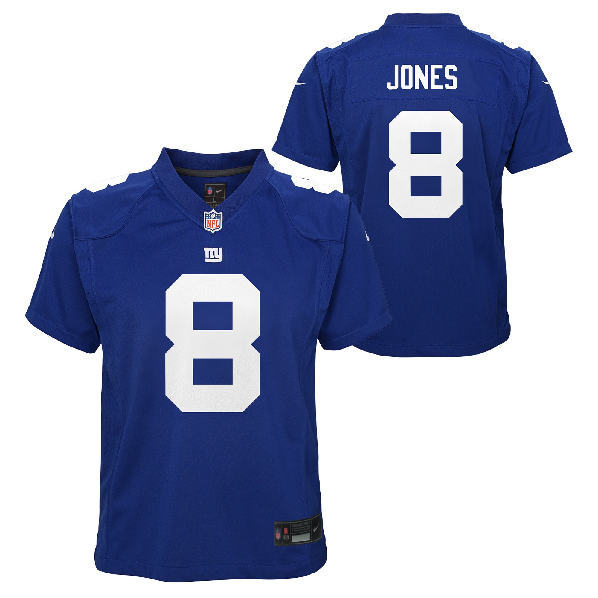 New York Giants Home Jersey - Youth - Jones