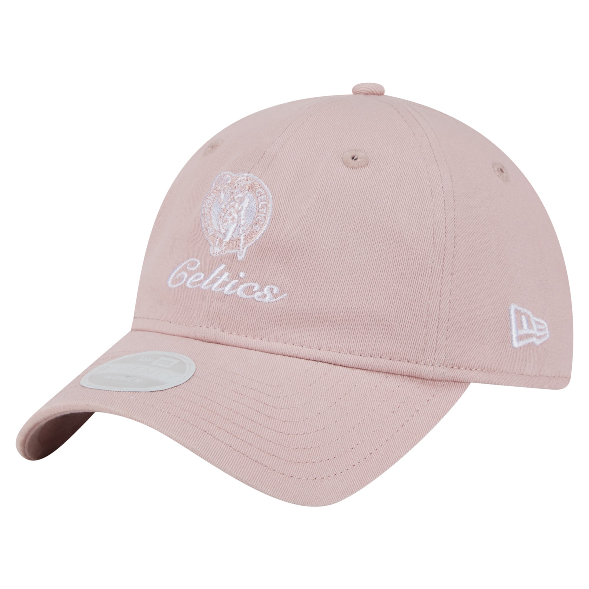 Women's New Era  Pink Boston Celtics Gameday Preppy 9TWENTY Adjustable Hat