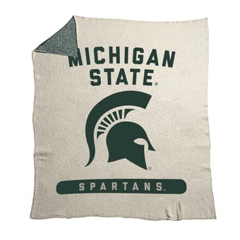 "Michigan State Spartans 50"" x 60"" Luxe Dreams Throw Blanket"