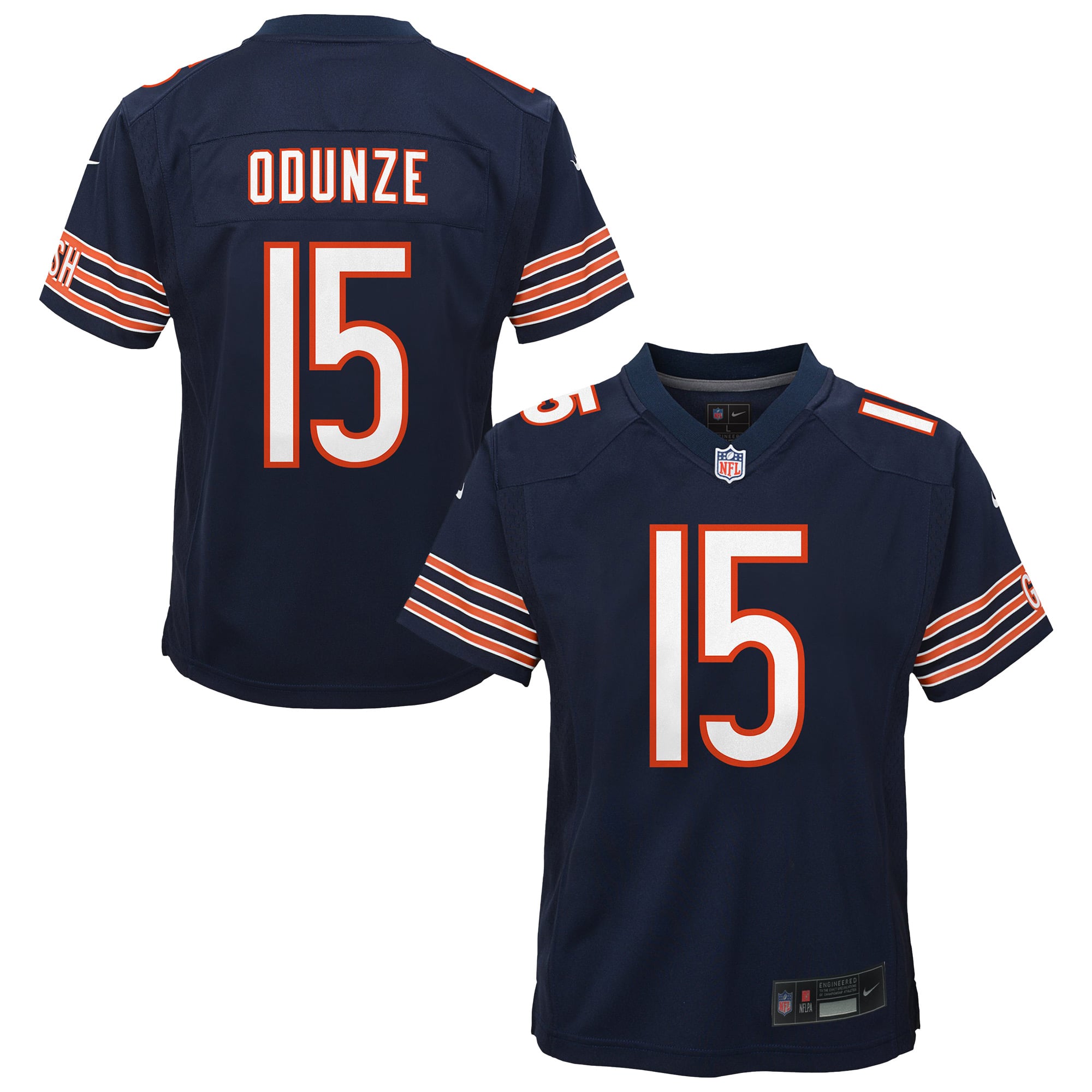 Youth Nike Rome Odunze Navy Chicago Bears Game Jersey