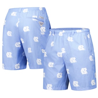 Men's Columbia Carolina Blue North Carolina Tar Heels Backcast III Printed Short