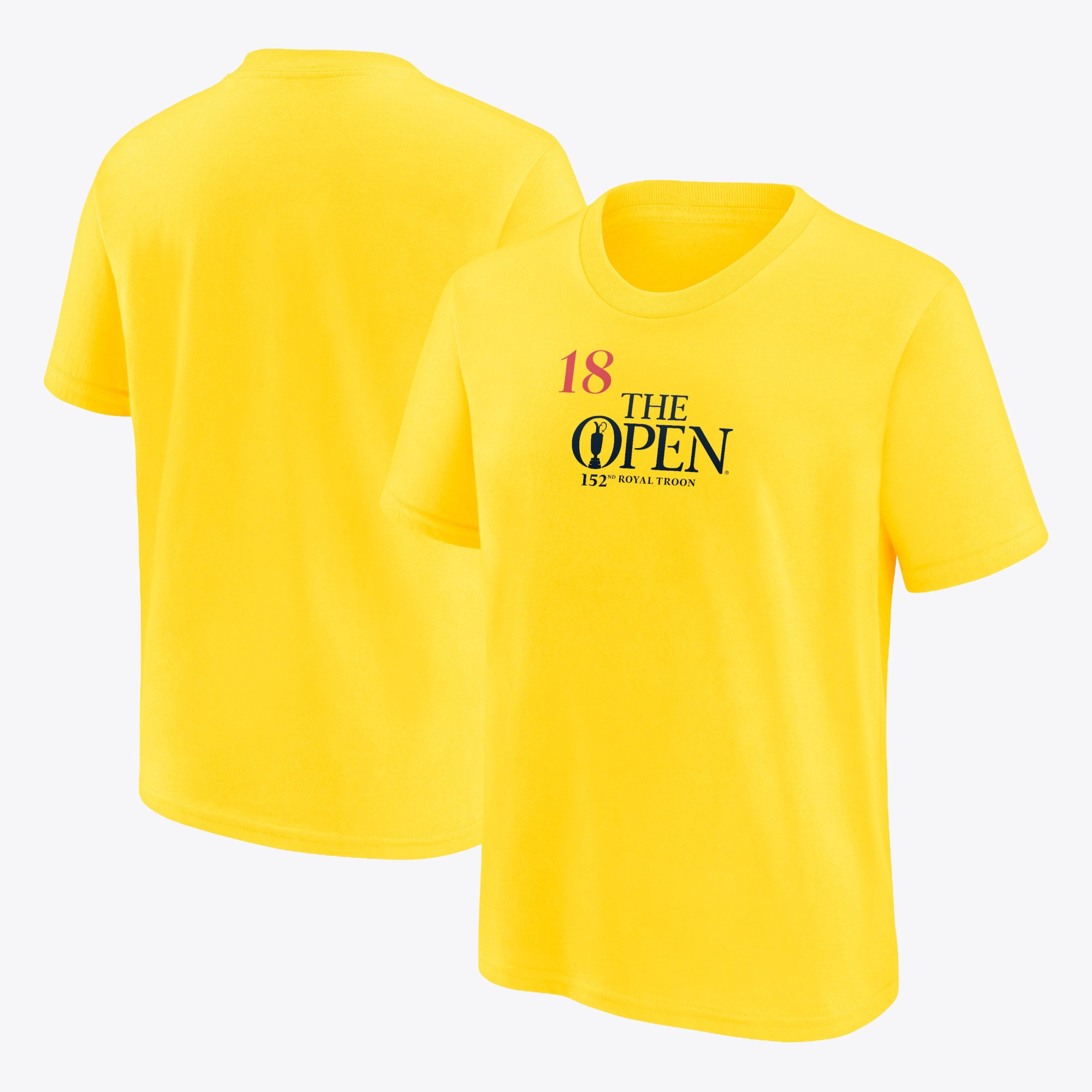 Maglietta grafica The 152nd Open Royal Troon Pin Flag - Oro - Bambino