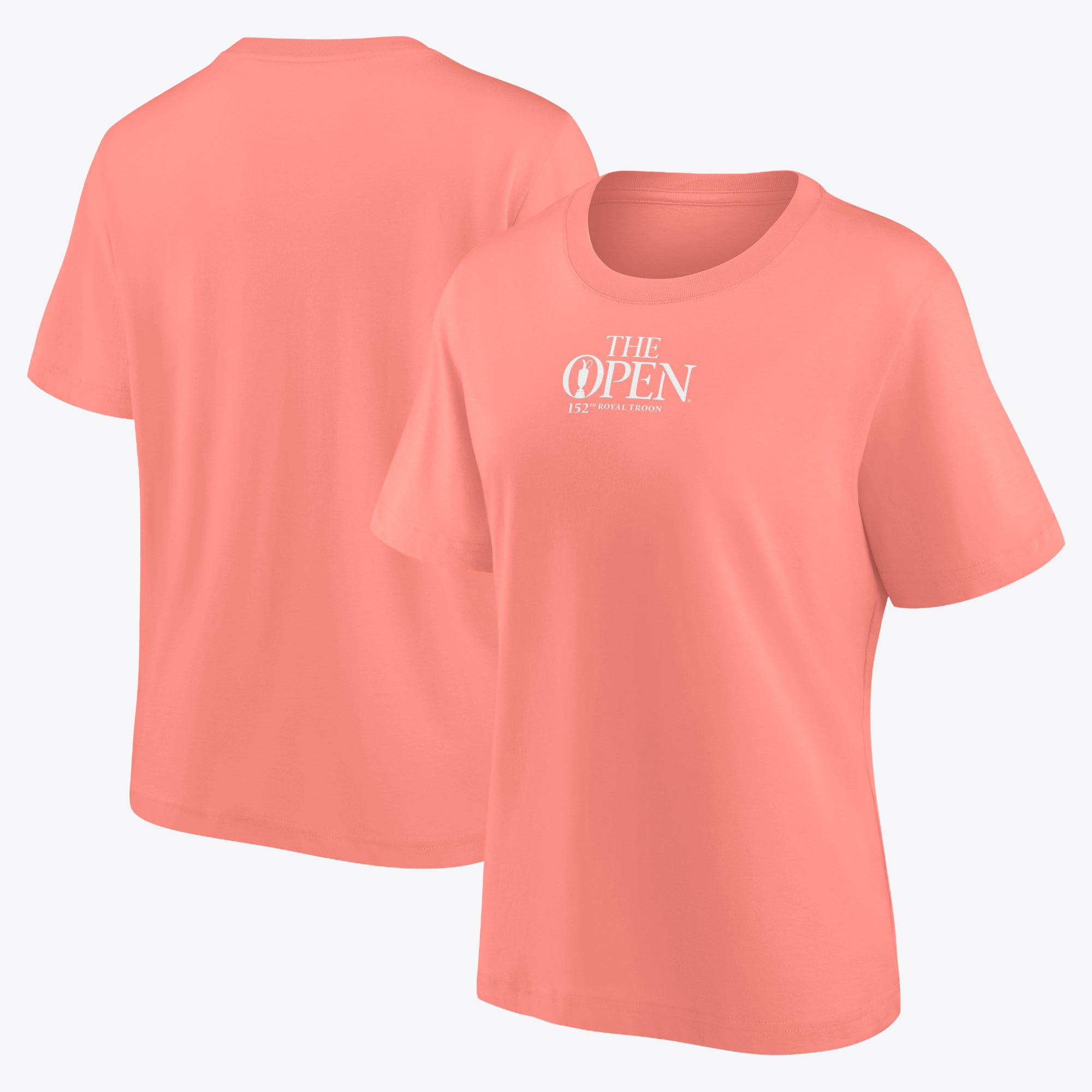 Maglietta The 152nd Open Royal Troon Fashion Mono - Corallo - Donna