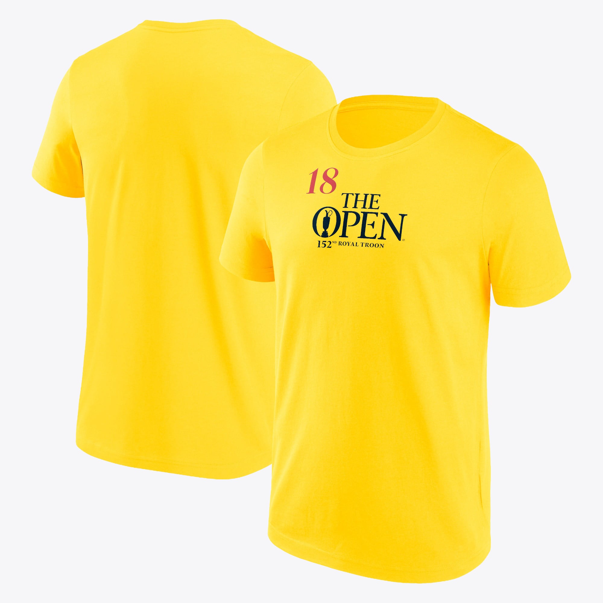 Maglietta grafica The 152nd Open Royal Troon Pin Flag - Oro