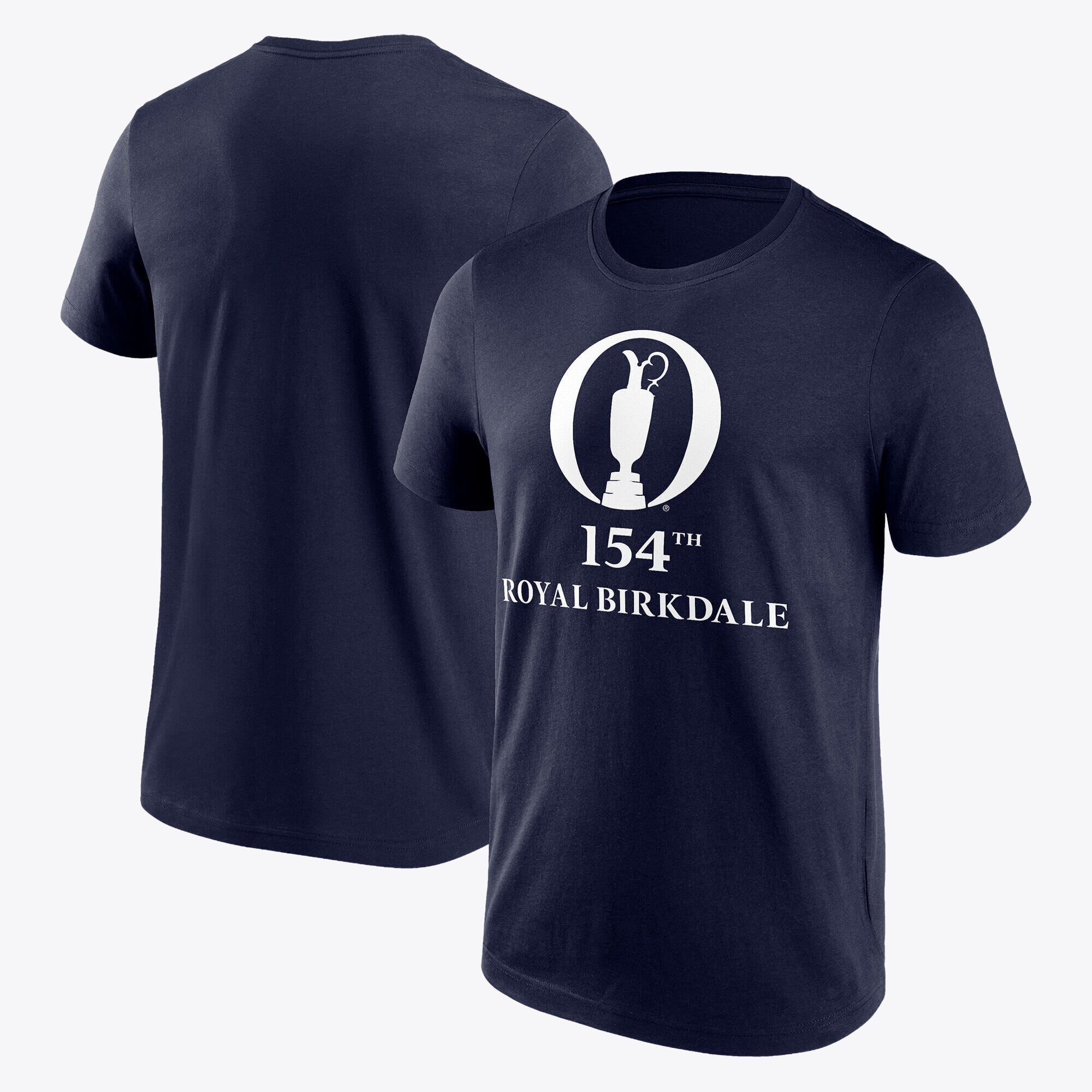 Maglietta Grafica The 154th Open Royal Birkdale Primary Logo - Grande e alto - Blu Navy