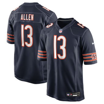 Men's Nike Keenan Allen Navy Chicago Bears Team Game Jersey