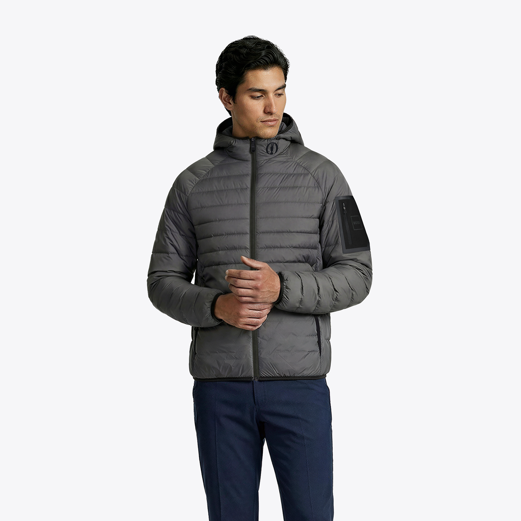 Giacca The Open Hugo Boss Thor - grigio scuro