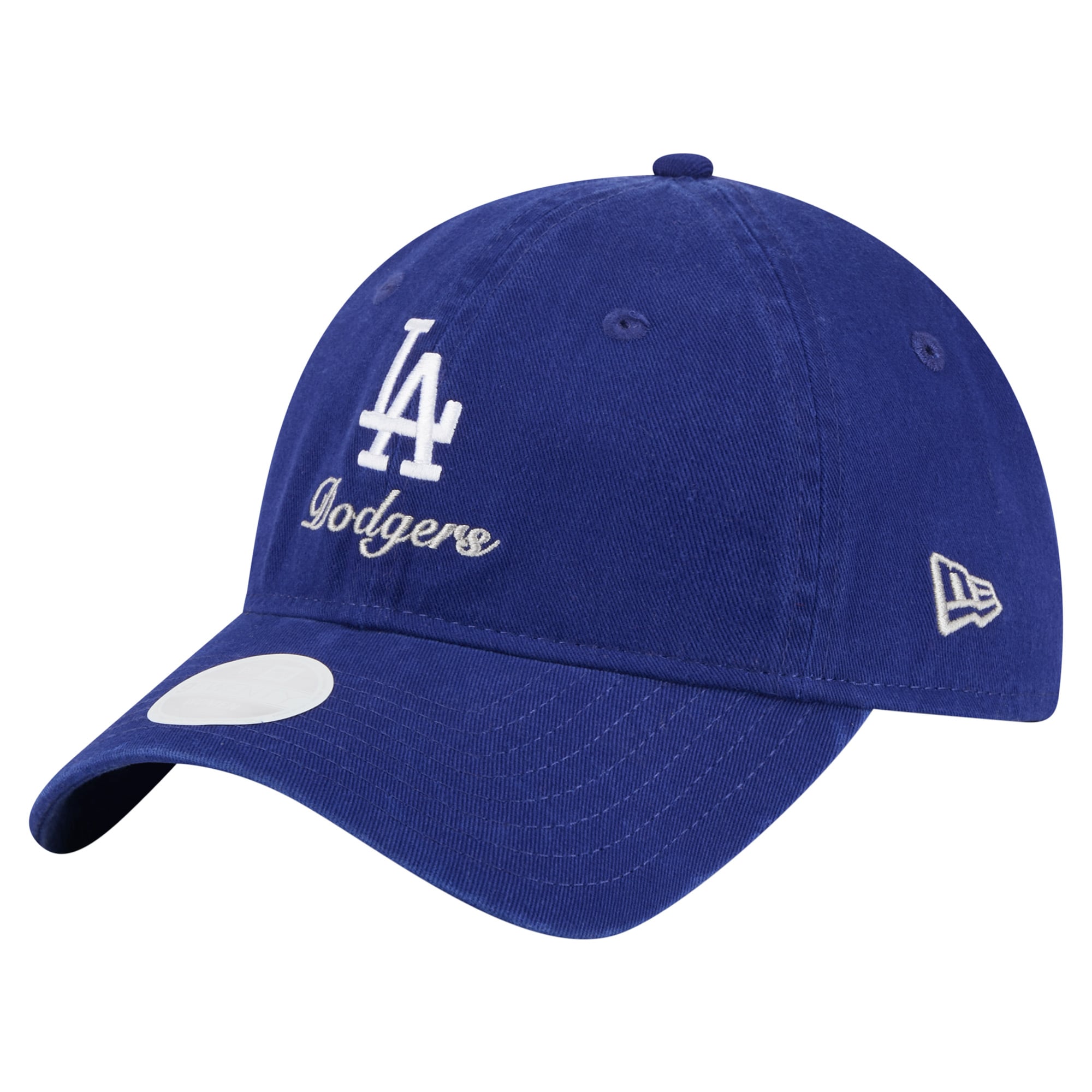 Women's New Era Royal Los Angeles Dodgers Preppy Team 9TWENTY Adjustable Hat