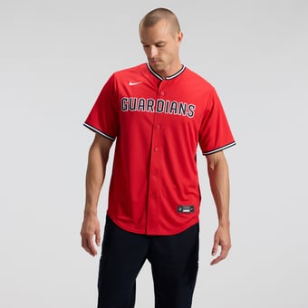 Men's Nike  Red Cleveland Guardians Alternate 2 Replica Jersey