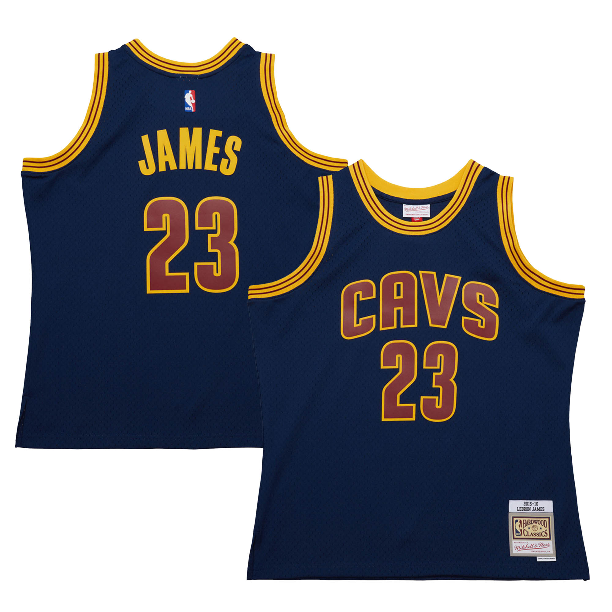 Men’s Mitchell & Ness LeBron James Navy Cleveland Cavaliers 2015/16 Hardwood Classics Swingman Jersey Men’s Mitchell & Ness LeBron James Navy Cleveland Cavaliers 2015/16 Hardwood Classics Swingman Jersey