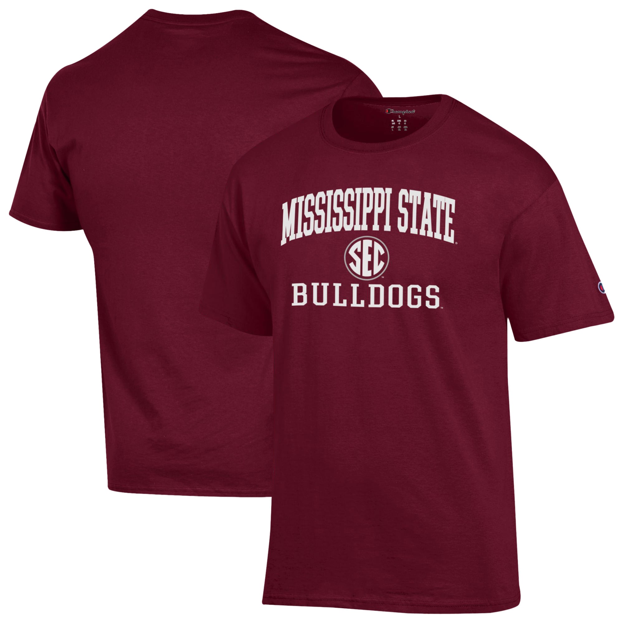 Men's Champion Maroon Mississippi State Bulldogs Team T-Shirt