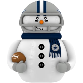 Dallas Cowboys 7' Inflatable Snowman Player