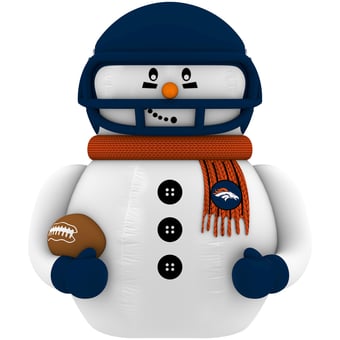 Denver Broncos 7' Inflatable Snowman Player