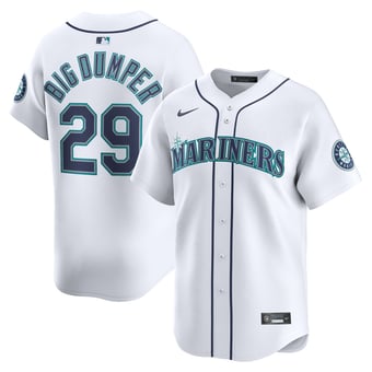 Men's Nike Cal Raleigh White Seattle Mariners Home Limited Player Jersey
