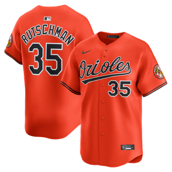 Men's Nike Adley Rutschman Orange Baltimore Orioles 2nd Alternate Limited Player Jersey