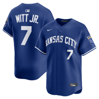 Men's Nike Bobby Witt Jr. Royal Kansas City Royals Alternate 2 Limited Player Jersey