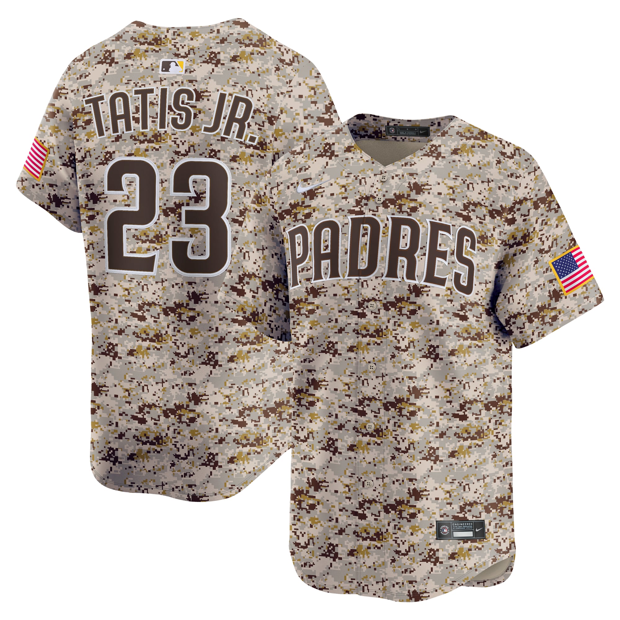 Men's Nike Fernando Tatis Jr. Camo San Diego Padres Alternate 2 Limited Jersey