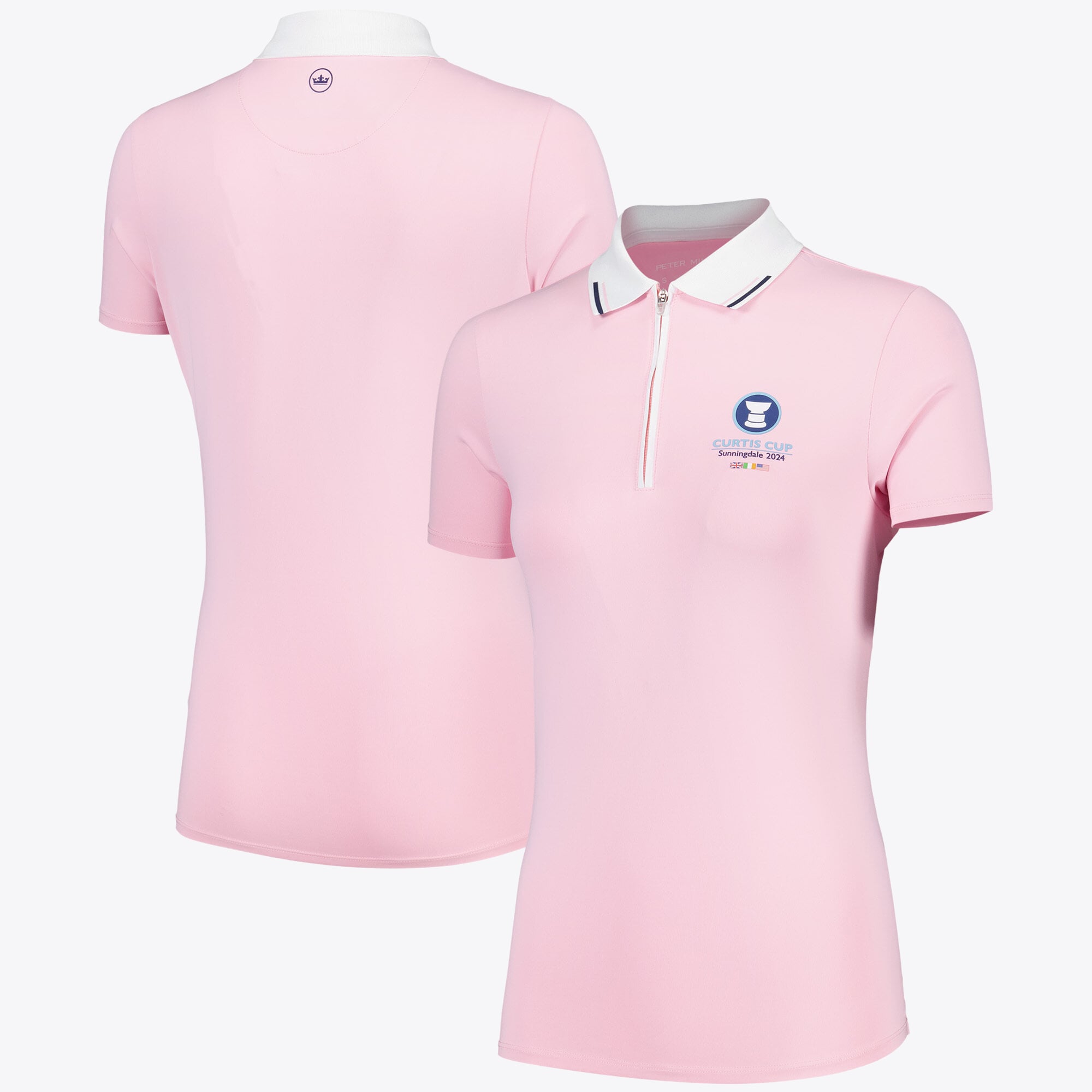 Curtis Cup Sunningdale 2024 Peter Millar Chrissie Polo - Rosa - Donna