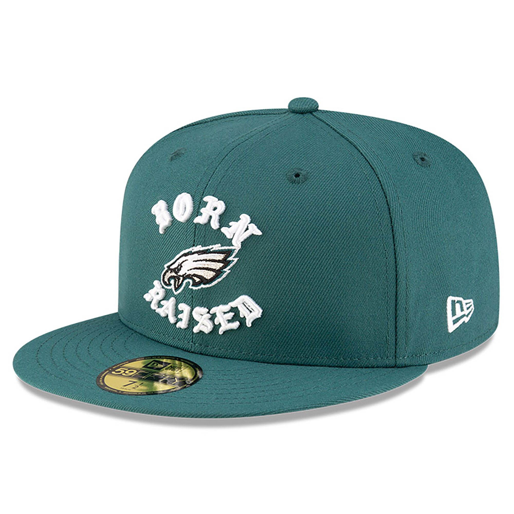 Men's New Era Born x Raised Midnight Green Philadelphia Eagles 59FIFTY Fitted Hat