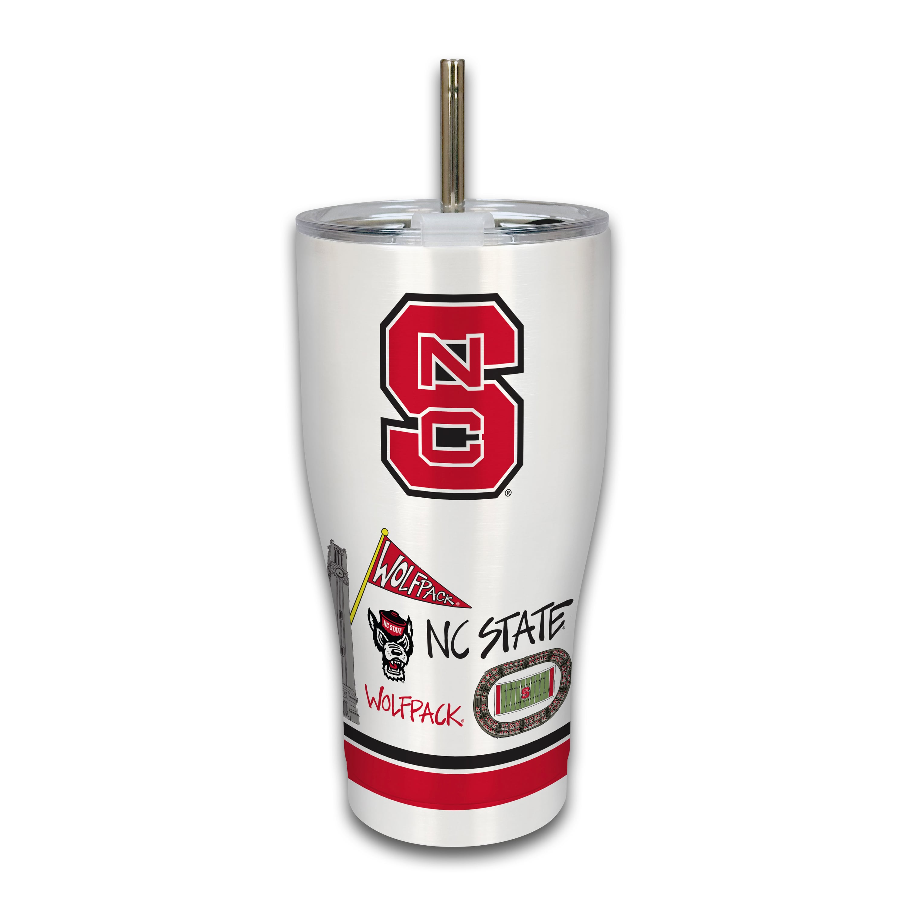 NC State Wolfpack 30oz. Icon Metal Tumbler