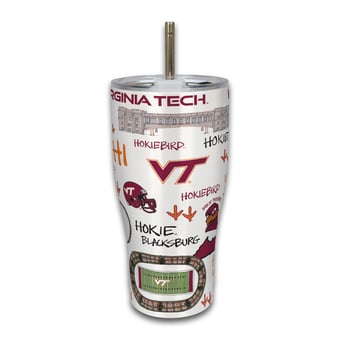 Virginia Tech Hokies 30oz. Icon Metal Tumbler