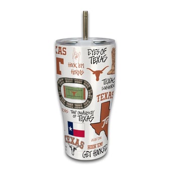 Texas Longhorns 30oz. Icon Metal Tumbler
