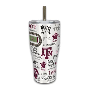 Texas A&M Aggies 30oz. Icon Metal Tumbler