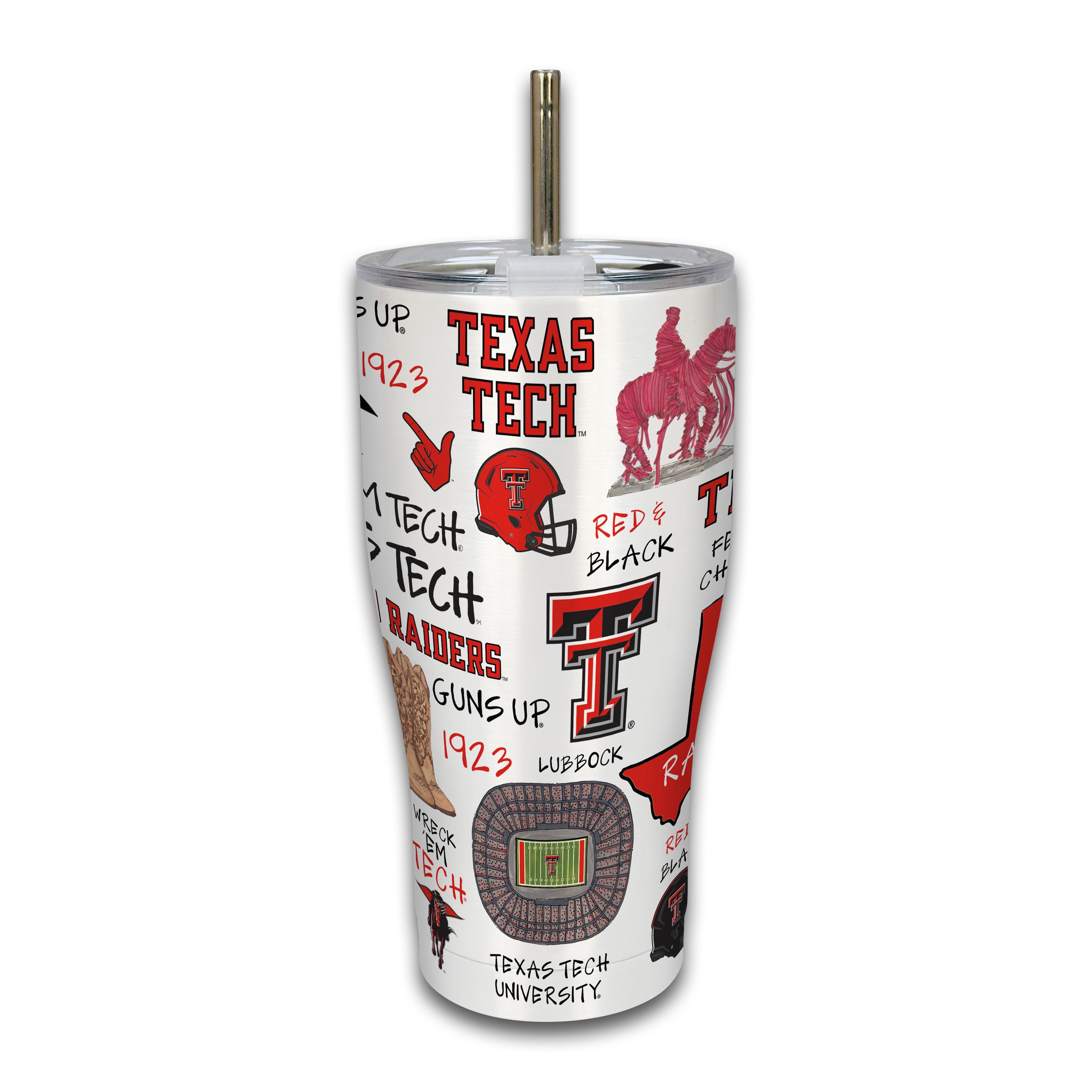 Texas Tech Red Raiders 30oz. Icon Metal Tumbler