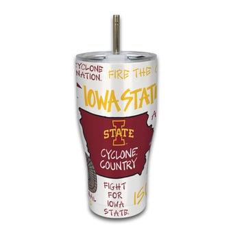Iowa State Cyclones 30oz. Icon Metal Tumbler