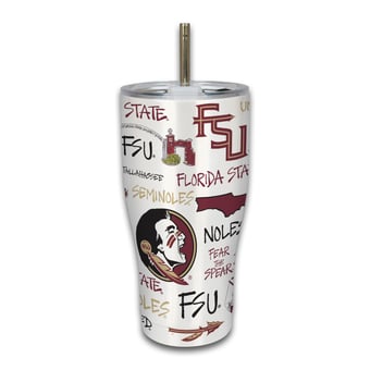 Florida State Seminoles 30oz. Icon Metal Tumbler