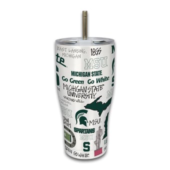 Michigan State Spartans 30oz. Icon Metal Tumbler