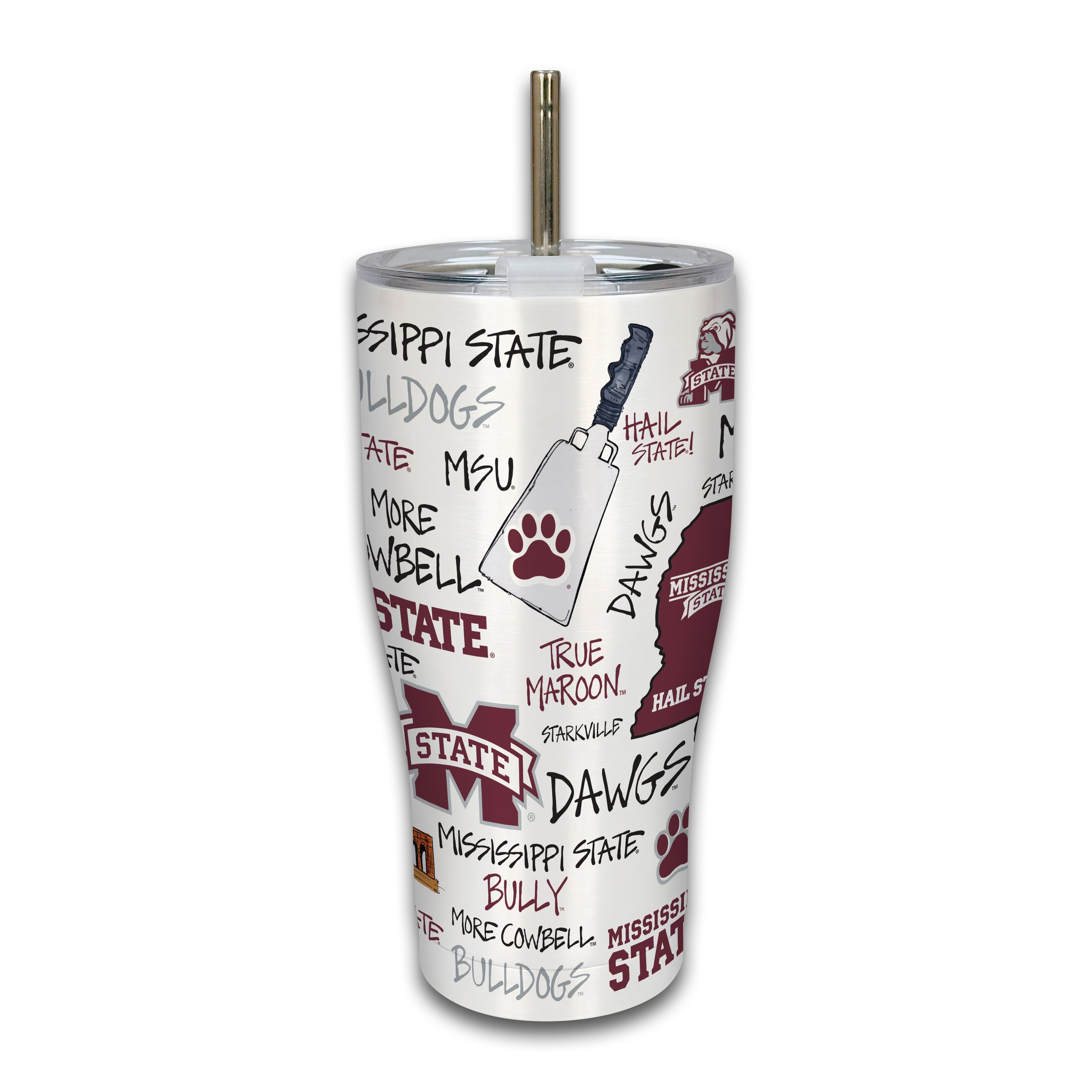 Mississippi State Bulldogs 30oz. Icon Metal Tumbler