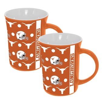 The Memory Company Texas Longhorns Two-Pack 15oz. Line Up Ceramic Mugs
