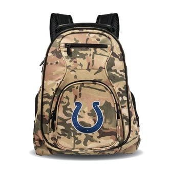 MOJO Indianapolis Colts 19" Camo Premium Laptop Backpack