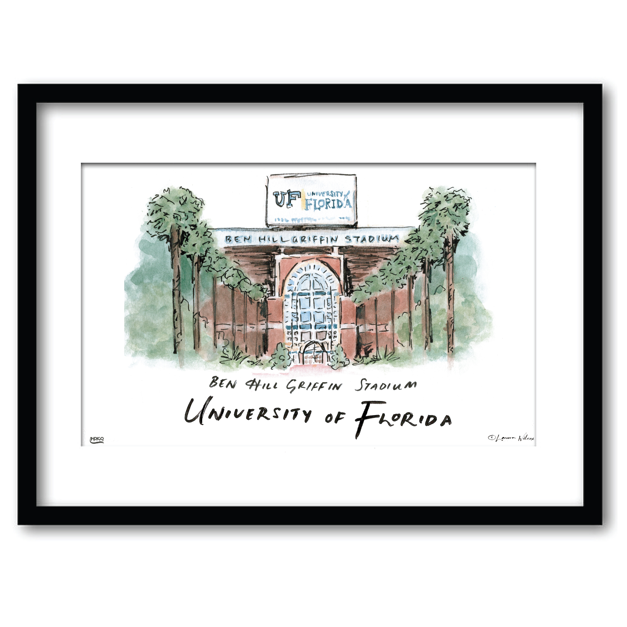 Florida Gators 16" x 20" Framed University Wall Art