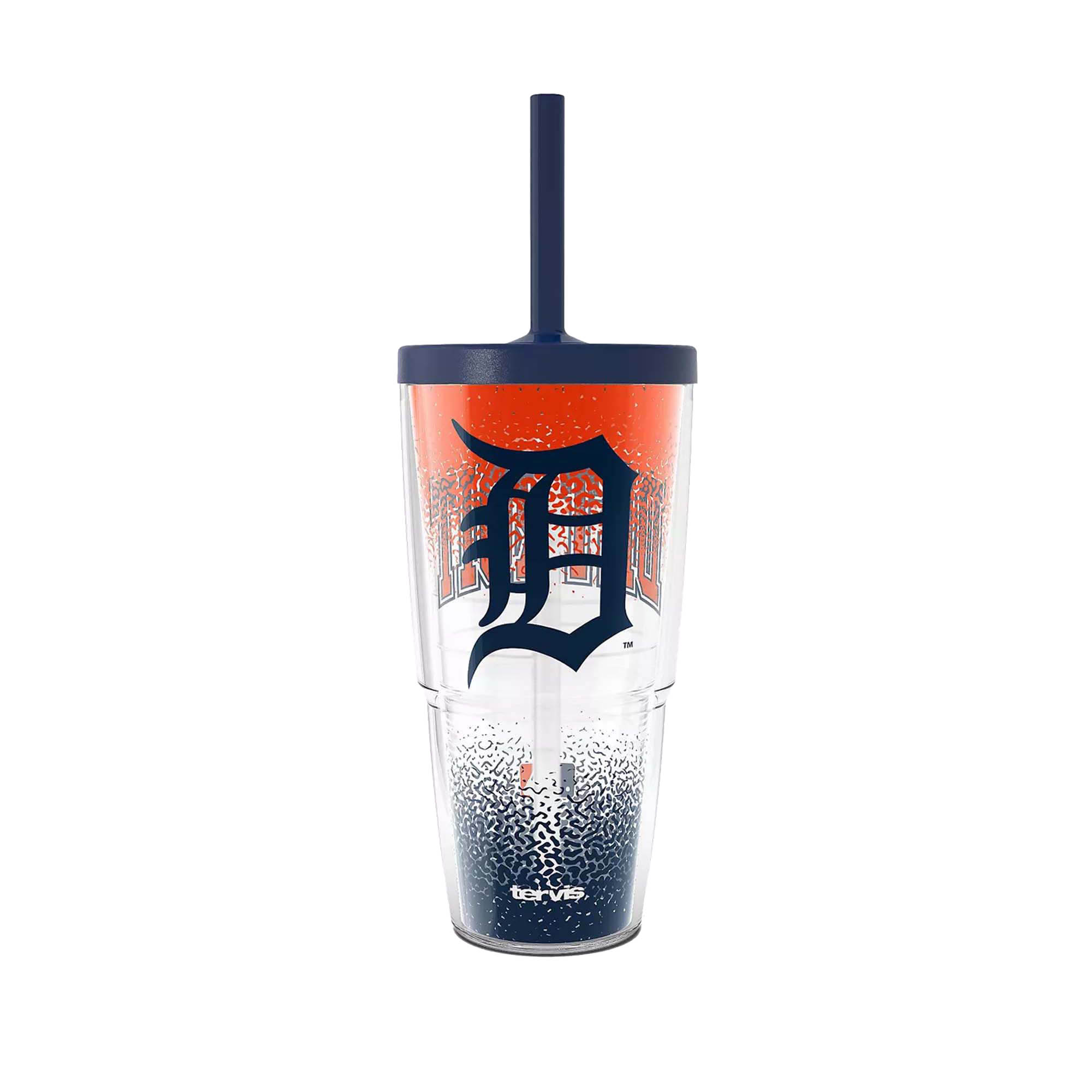 Tervis Detroit Tigers Defend 24oz. Classic Tumbler With Straw Lid Tervis Detroit Tigers Defend 24oz. Classic Tumbler With Straw Lid