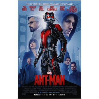 Paul Rudd Ant-Man Autographed 11" x 17" Movie Poster
