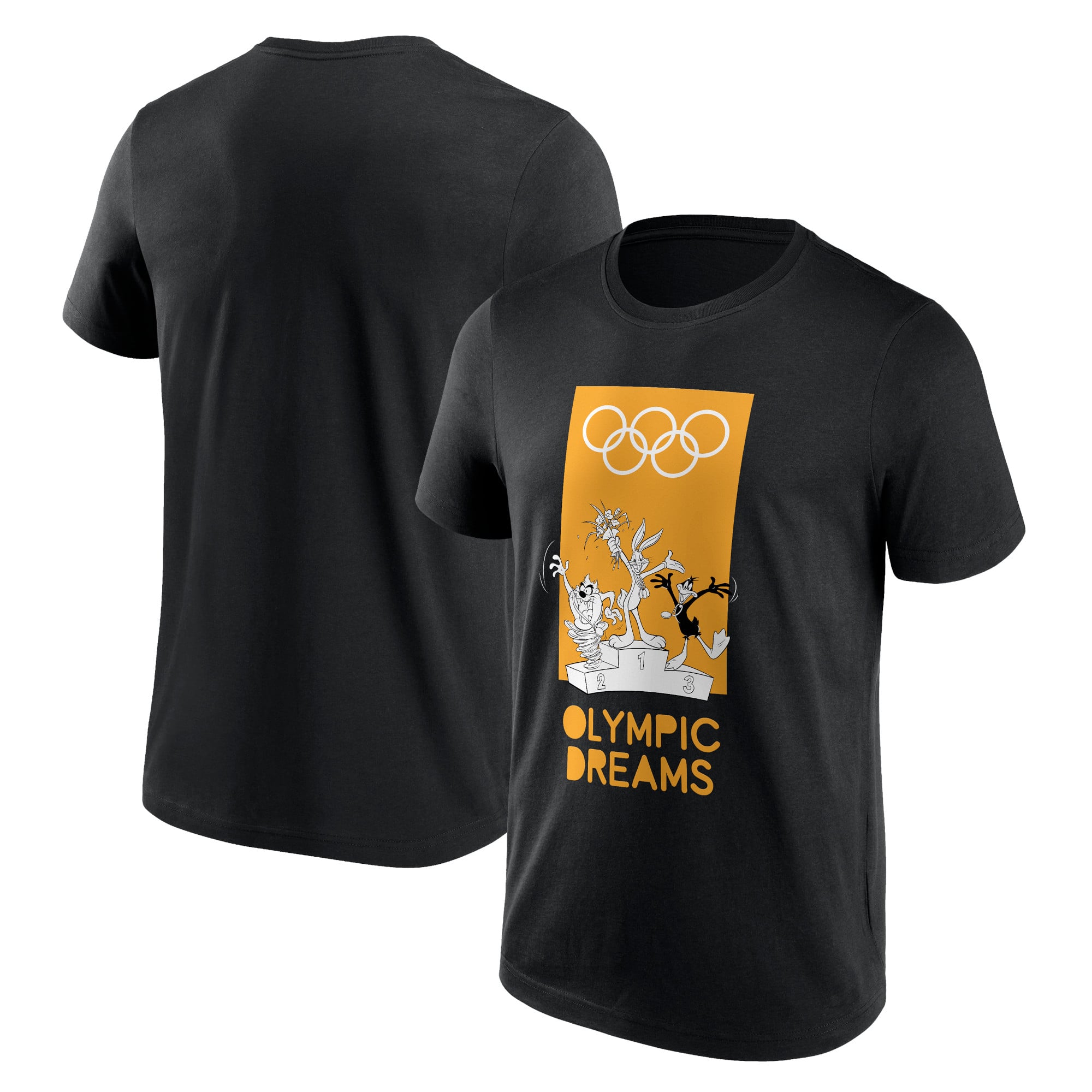 T-shirt grafica con poster retrò The Olympic Collection x Looney Tunes Podium - nera