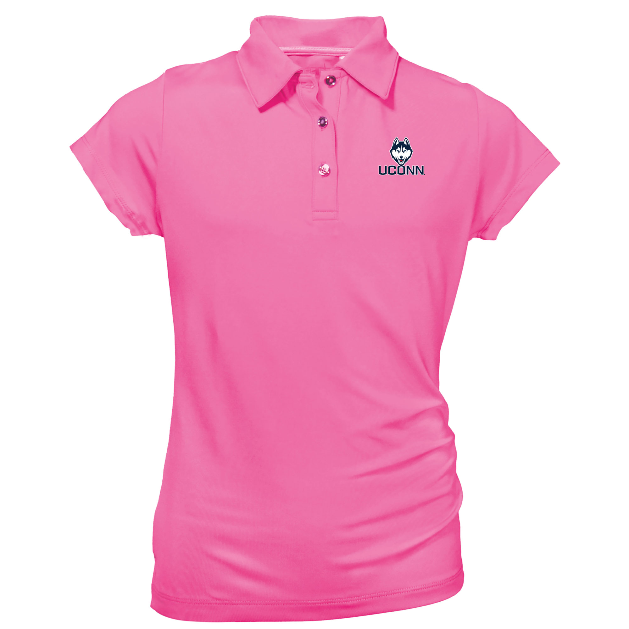 Girls Toddler Garb Light Pink UConn Huskies Brighton Polo