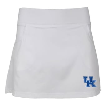 Girls Youth Garb White Kentucky Wildcats Sara Skort