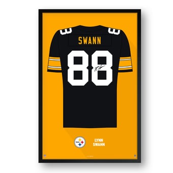 Lynn Swann Pittsburgh Steelers Framed 27" x 39" Retired Jersey Art Print