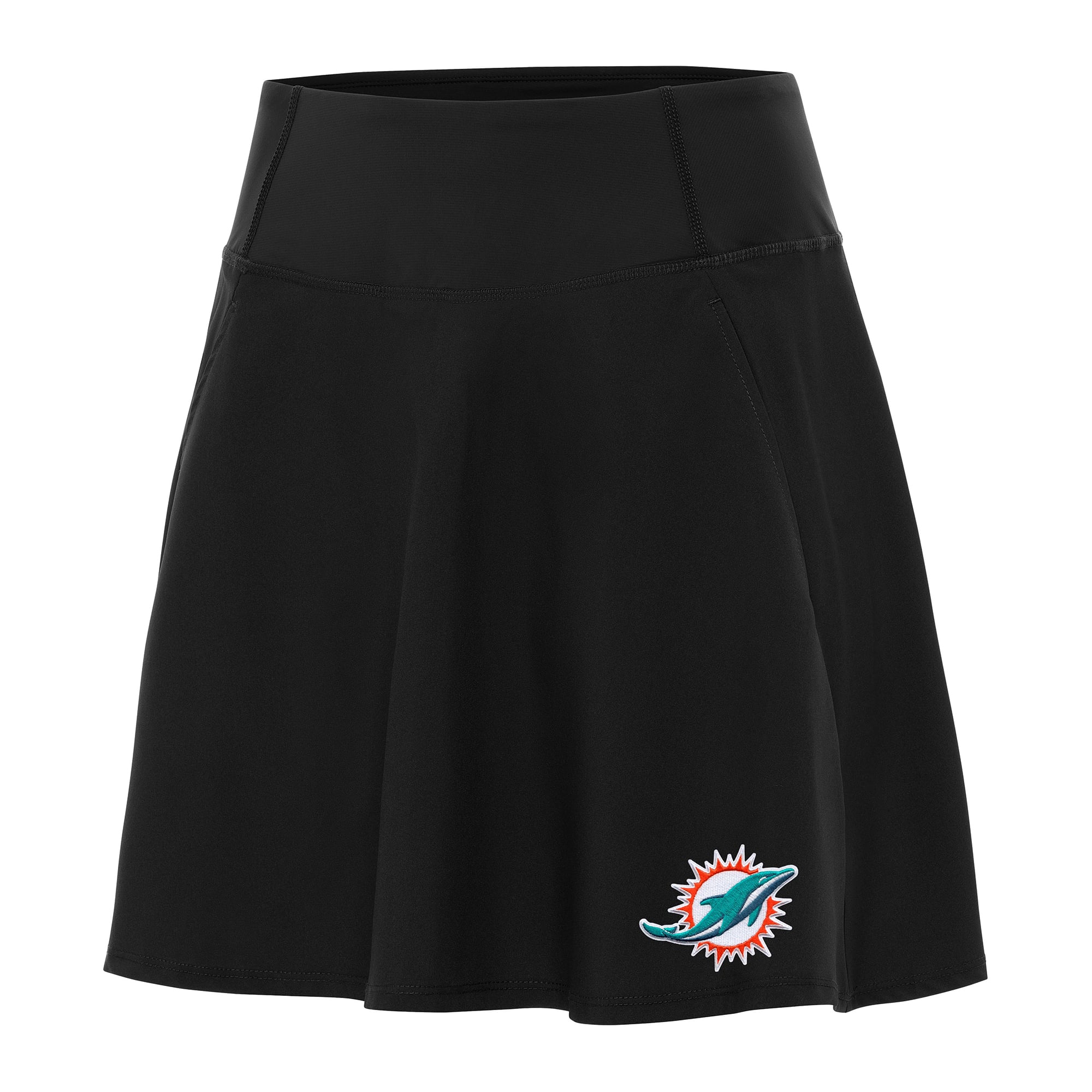 Women’s Antigua Black Miami Dolphins Chip Skort Women’s Antigua Black Miami Dolphins Chip Skort
