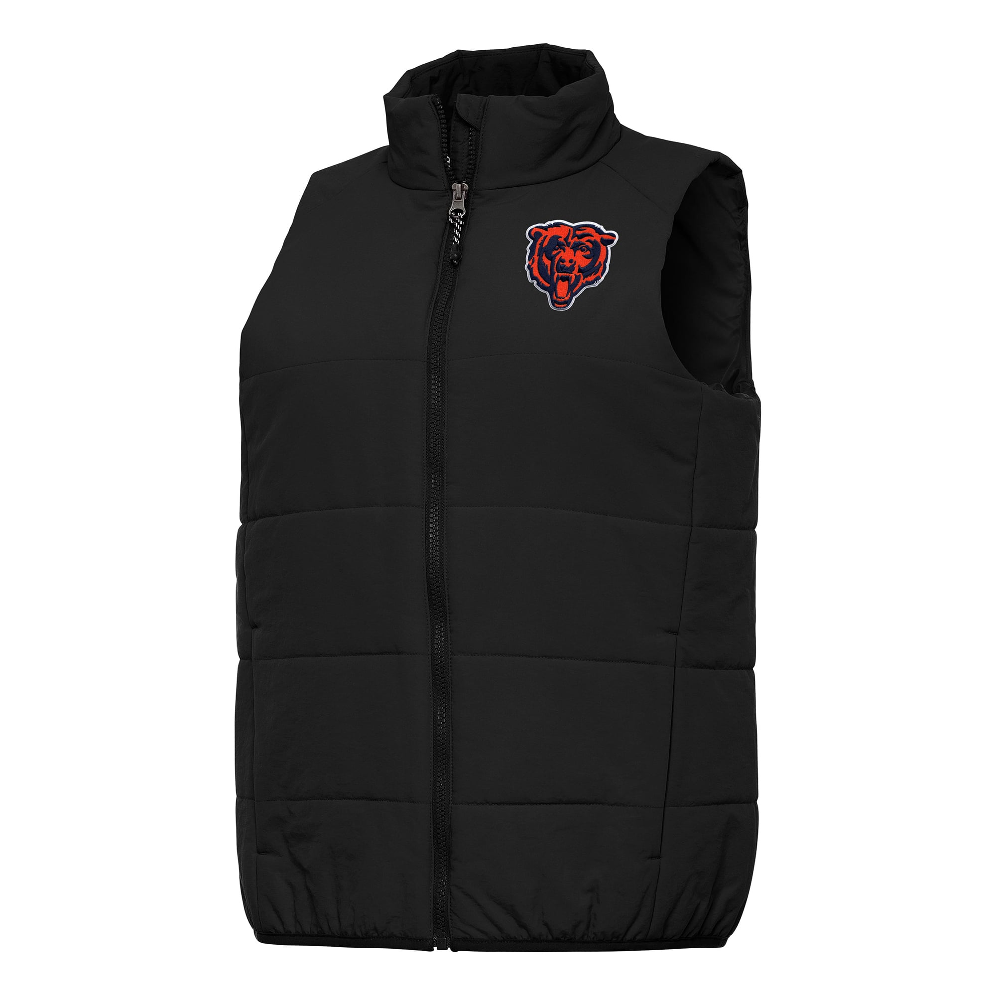 Women’s Antigua Black Chicago Bears Experience Full-Zip Vest Women’s Antigua Black Chicago Bears Experience Full-Zip Vest