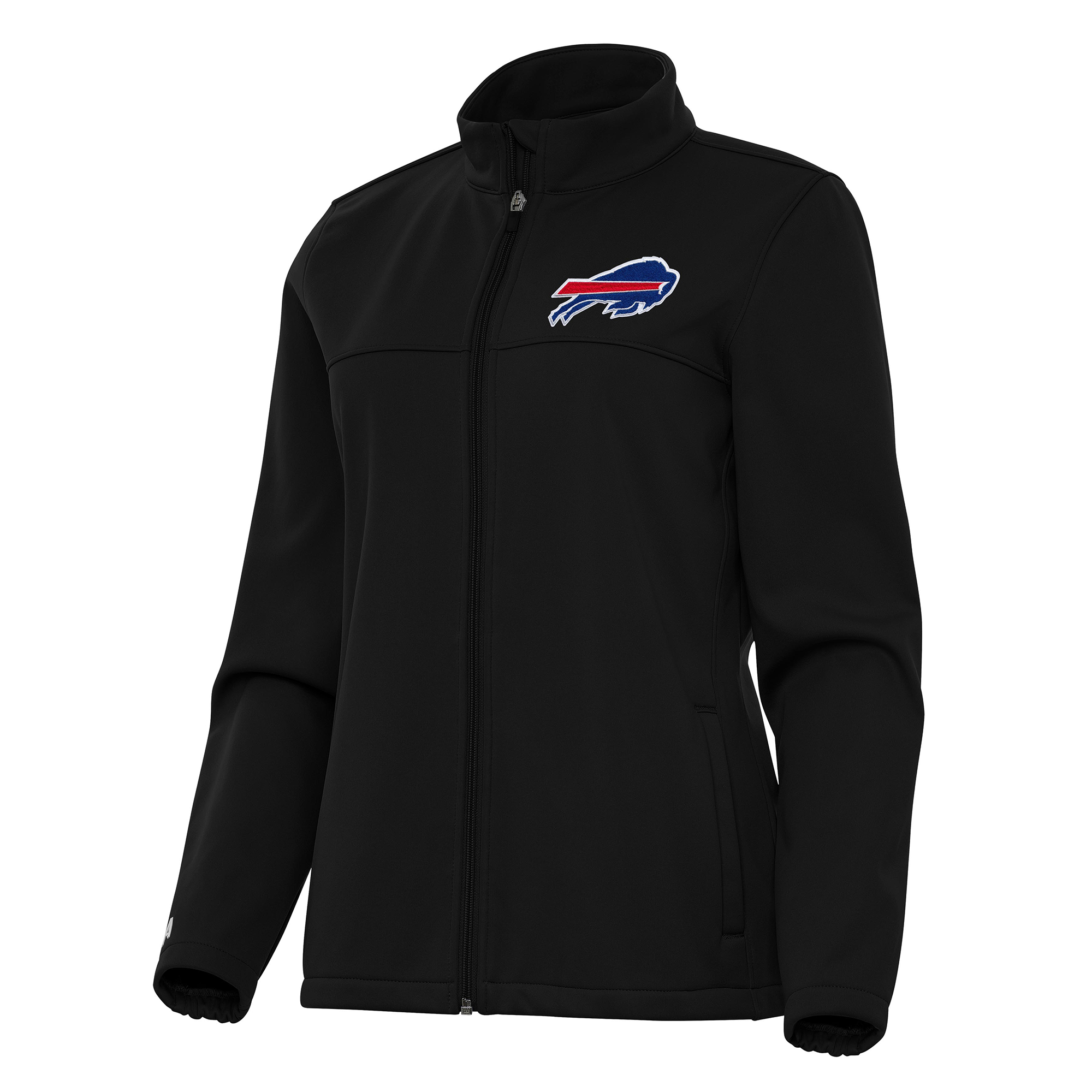 Women’s Antigua Black Buffalo Bills Links 2 Golf Full-Zip Jacket Women’s Antigua Black Buffalo Bills Links 2 Golf Full-Zip Jacket