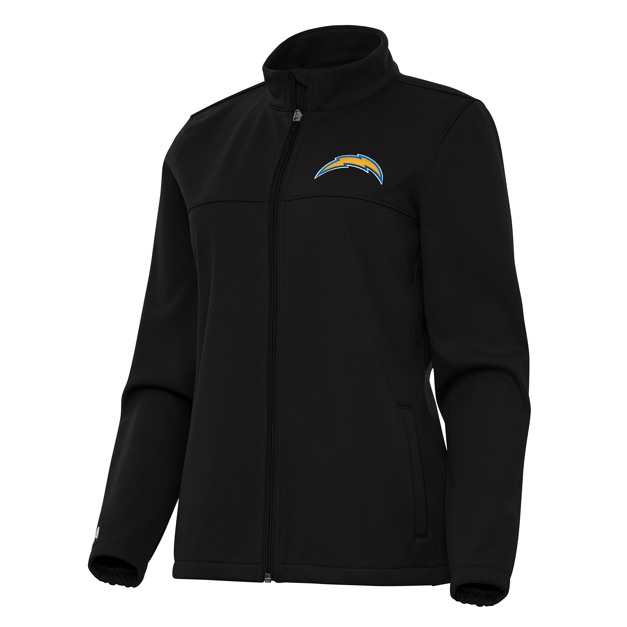Women’s Antigua Black Los Angeles Chargers Links 2 Golf Full-Zip Jacket Women’s Antigua Black Los Angeles Chargers Links 2 Golf Full-Zip Jacket