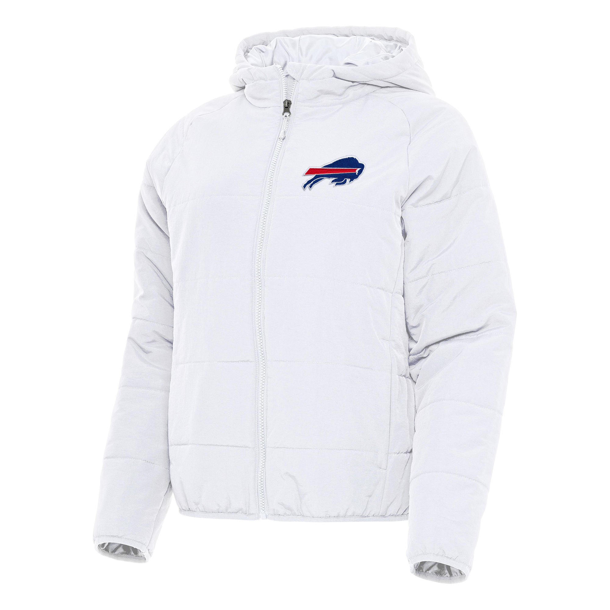 Women's Antigua White Buffalo Bills Universe Full-Zip Hoodie Jacket